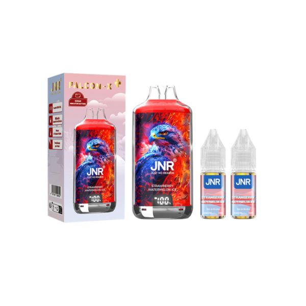 Kit Puff JNR Falcon-X 28K Watermelon Mango Peach par JNR